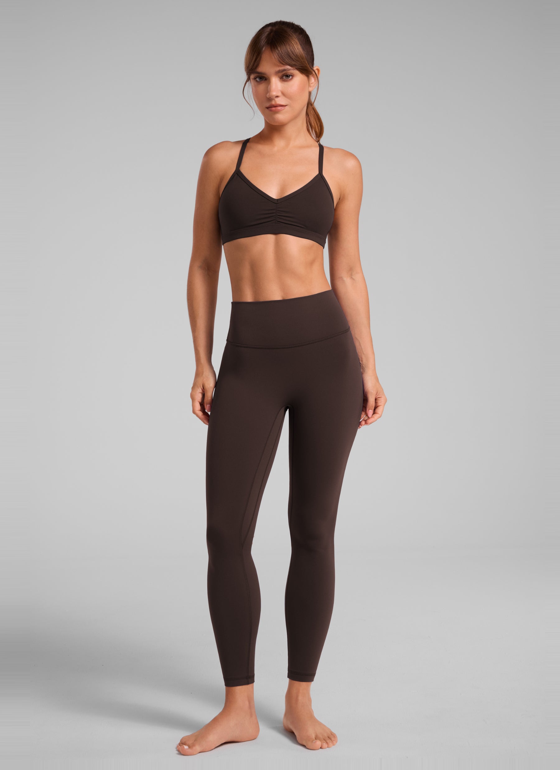CRZ YOGA Women's SculptAir Yoga High Rise No Front Seam Legging 25