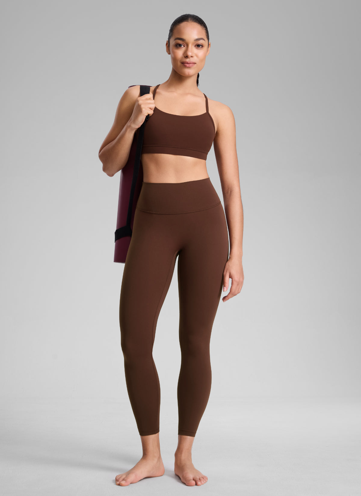 CRZ YOGA Women's SculptAir Yoga High Rise No Front Seam Legging 25