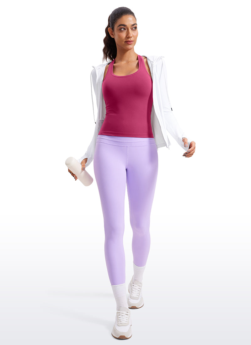 Butterluxe Racerback Waist Length Tank