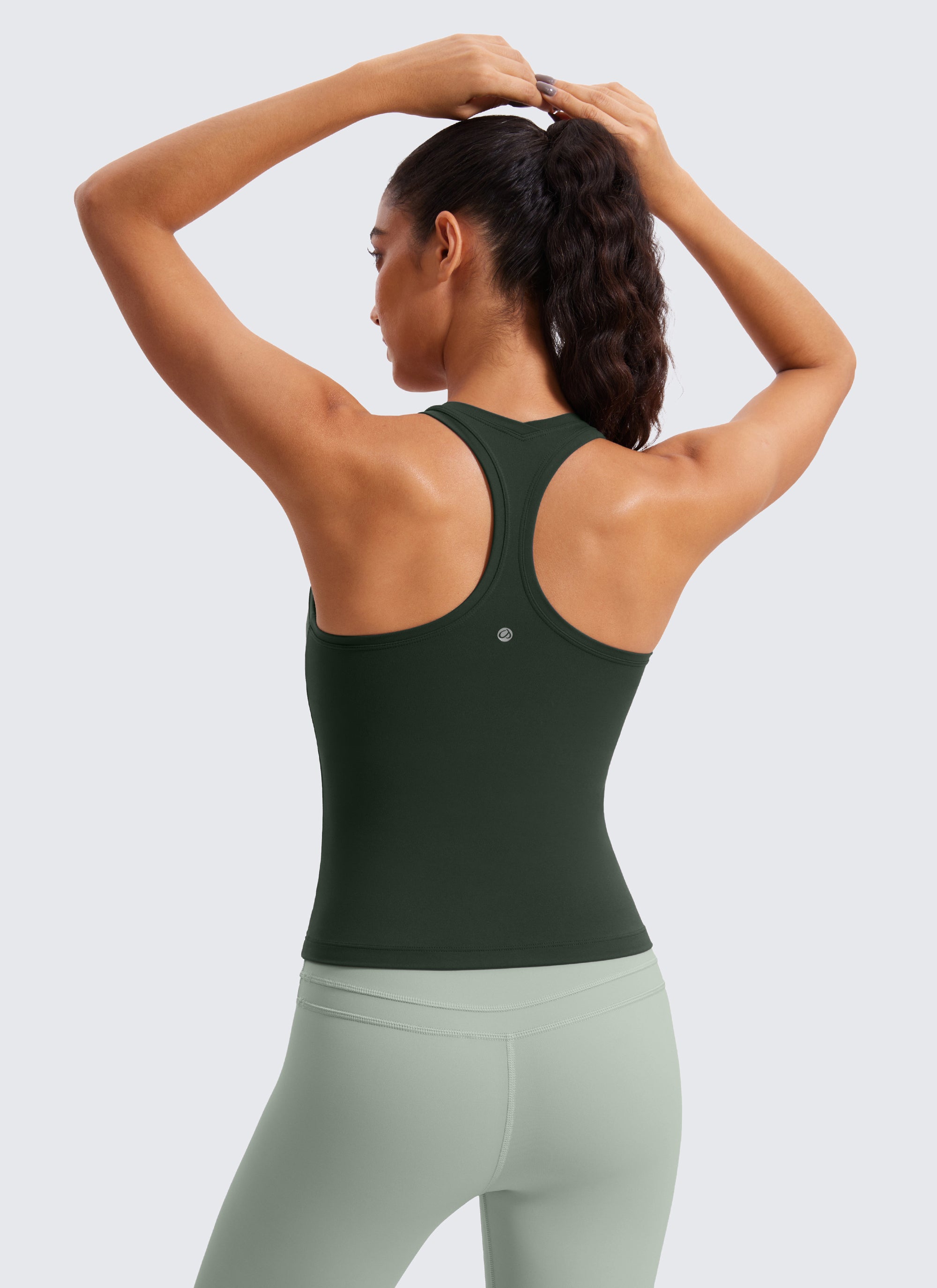 Butterluxe Racerback Waist Length Tank