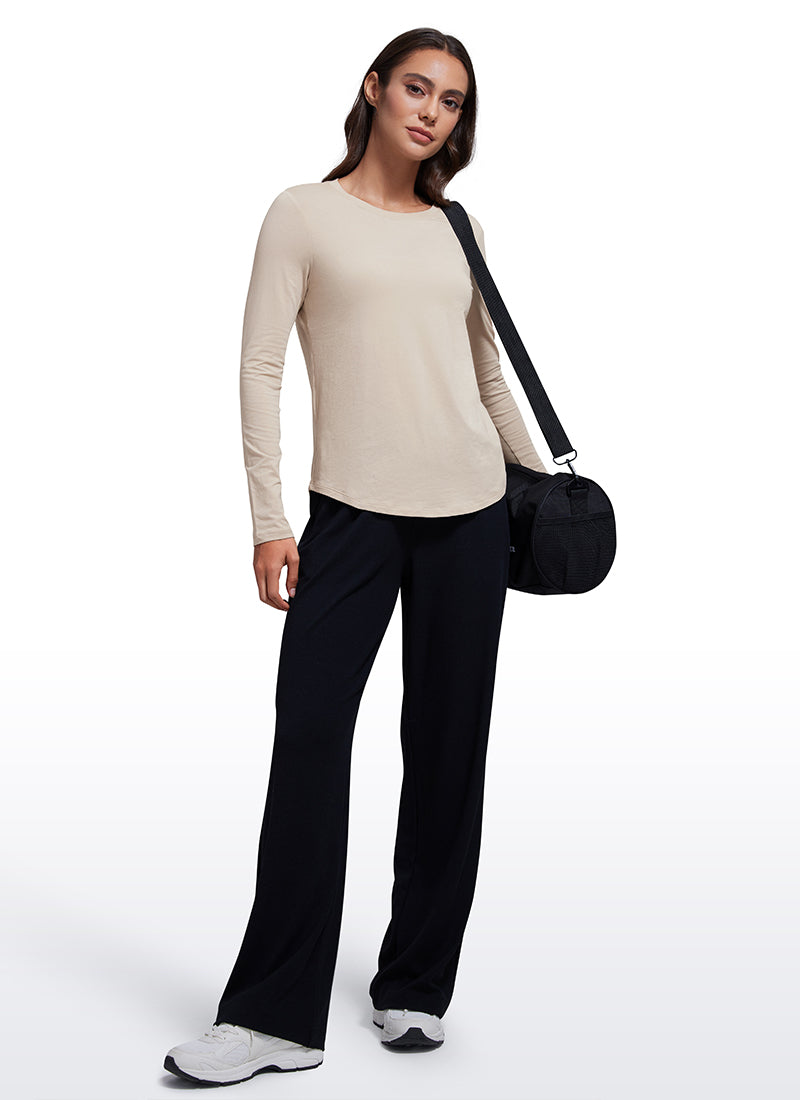 Pima Cotton Workout Long Sleeve