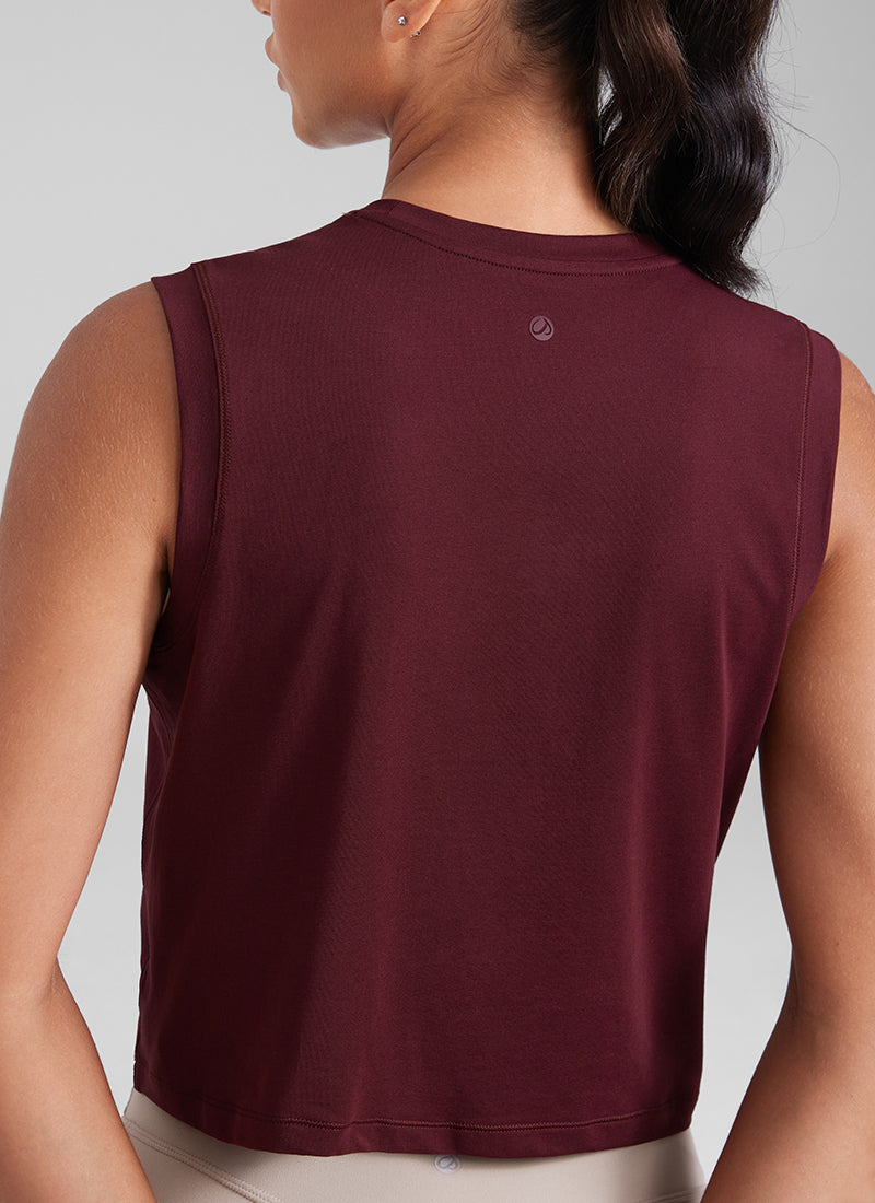 Quick Dry High Neck Sleeveless Tank Top