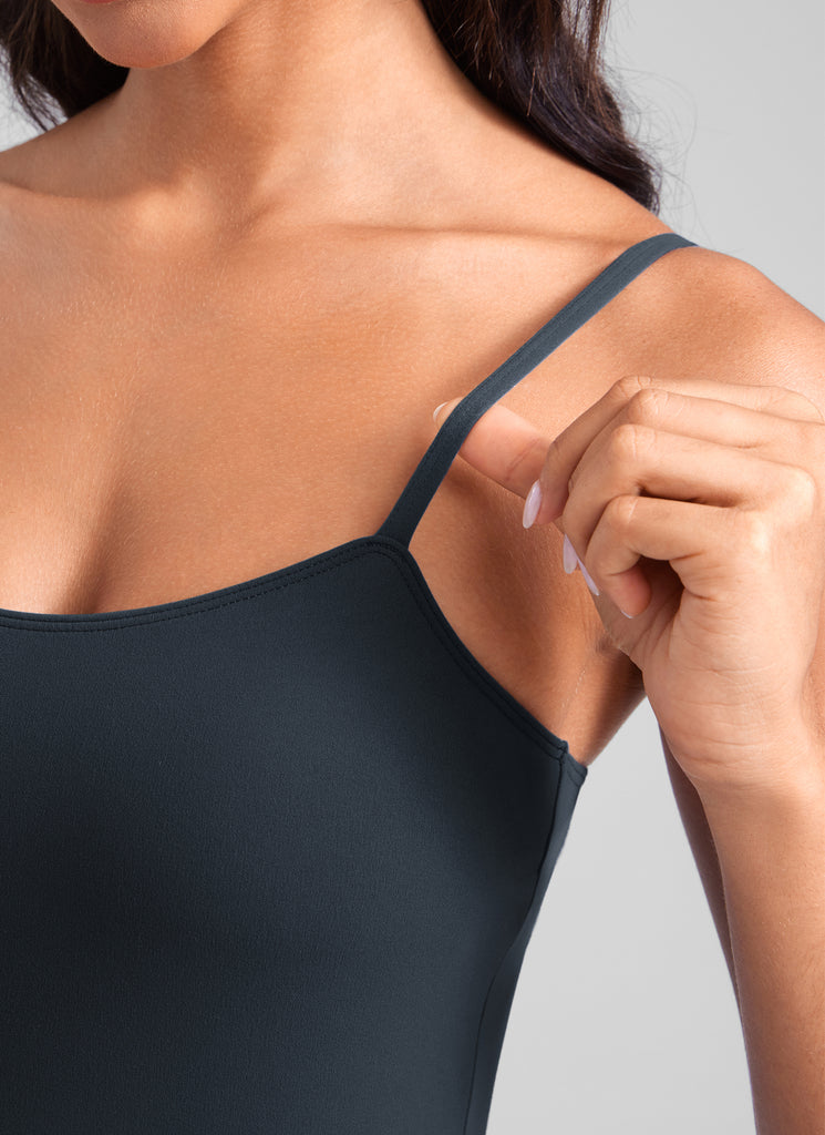 CRZ YOGA Butterluxe Spaghetti Strap Athletic Casual Tennis Dresses True Navy