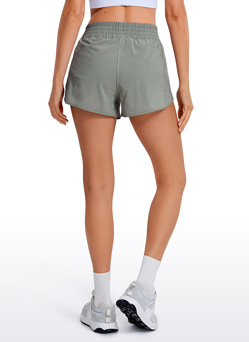 Feathery-Fit Soft Lined Zip Pocket Short 2.5''