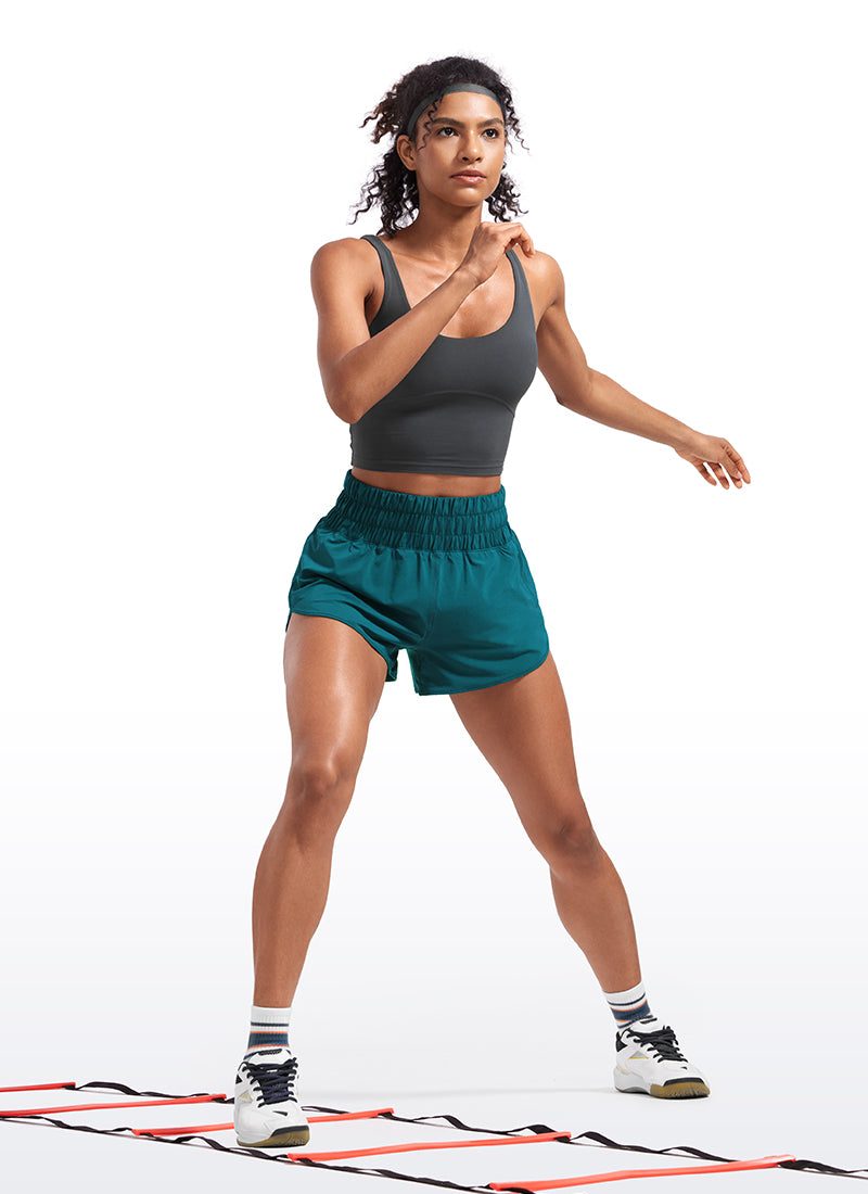 Feathery-Fit Soft Pocket High Rise Short 3''
