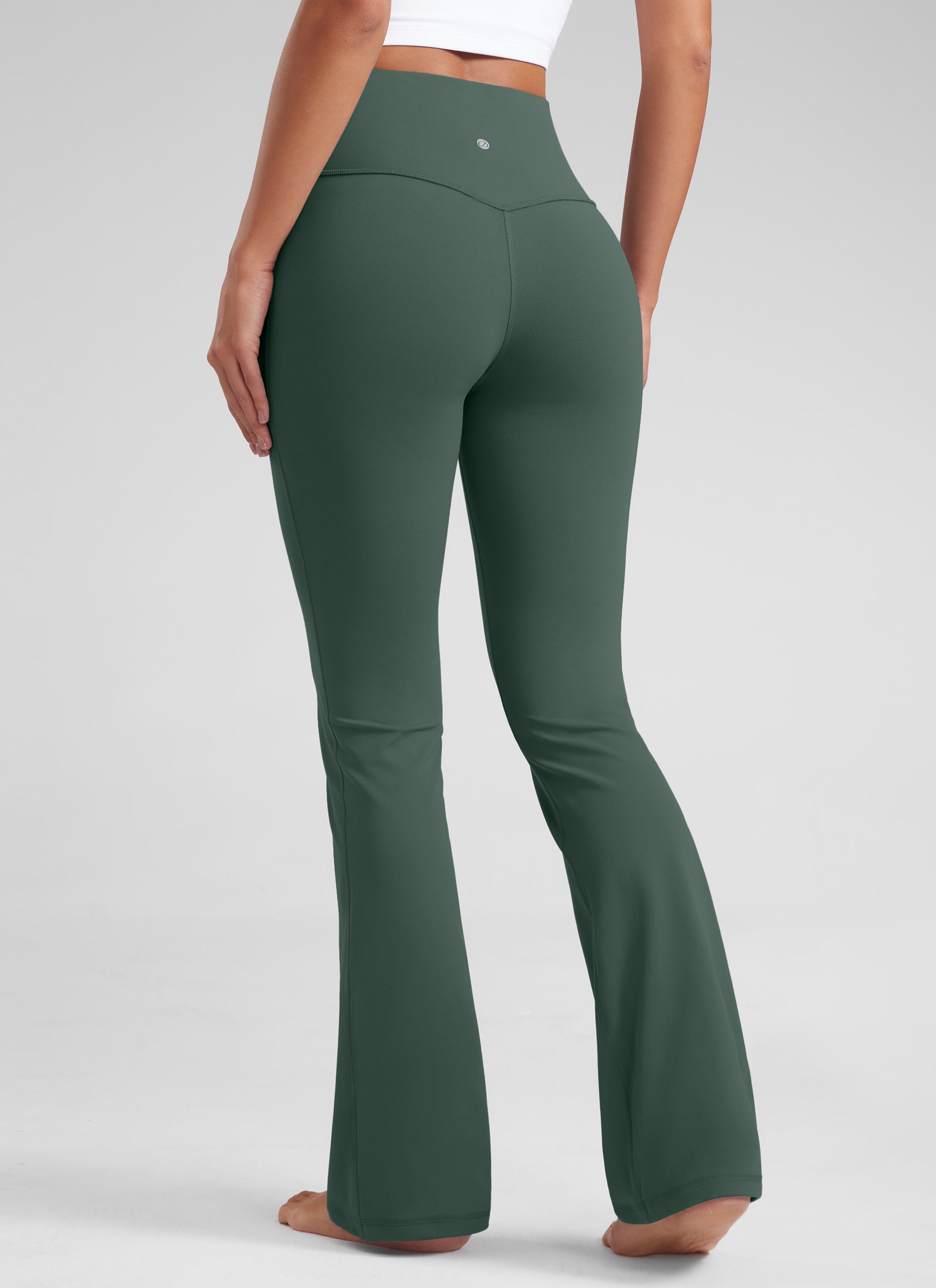 CRZ YOGA Women's Butterluxe High Waist Flare Leg Bootcut Leggings 32