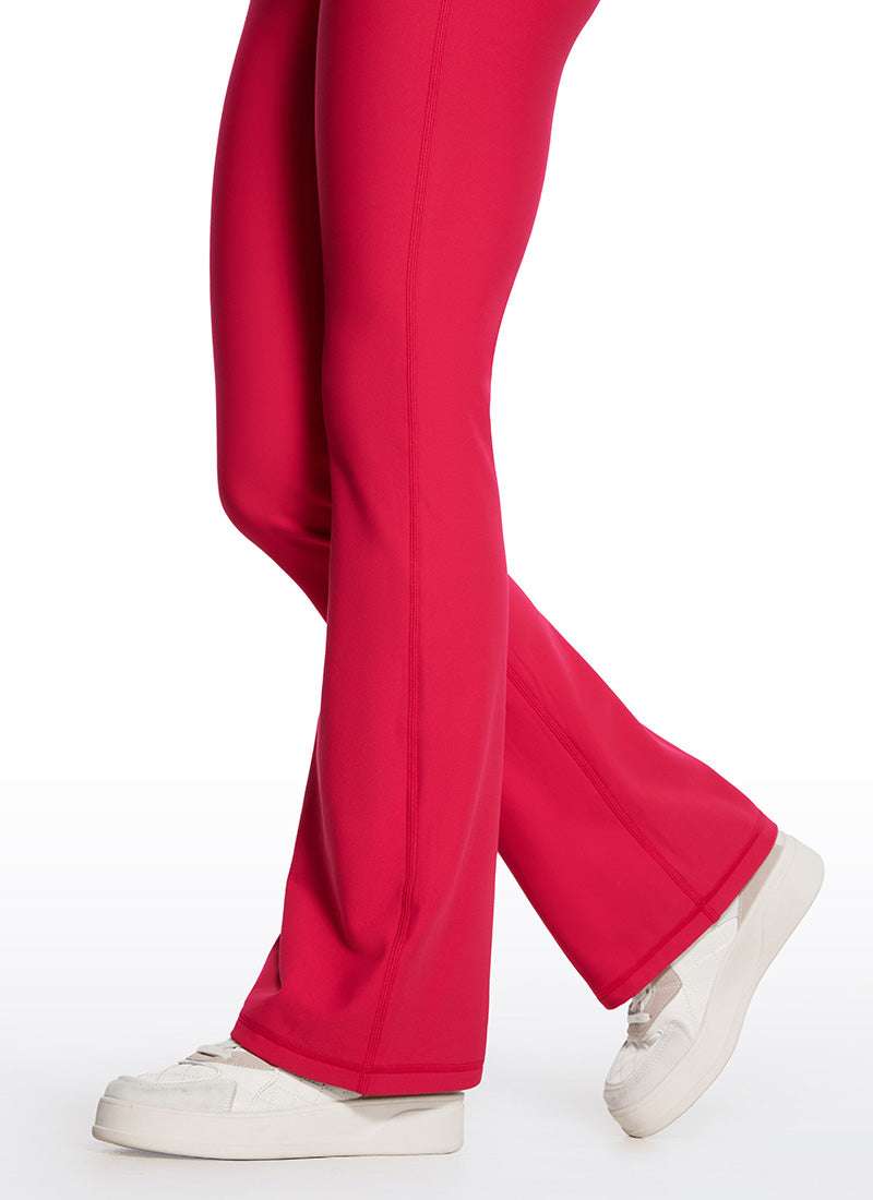 CRZ YOGA Womens Fleece Lined Flare Leggings 31