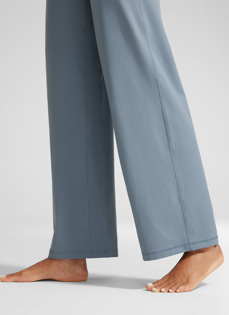 Butterlift High Waisted Wide Leg Pants with Pockets 31