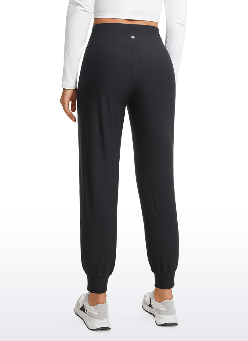 CRZ YOGA Womens Fleece Lined Soft Workout Joggers with Pockets 27.5