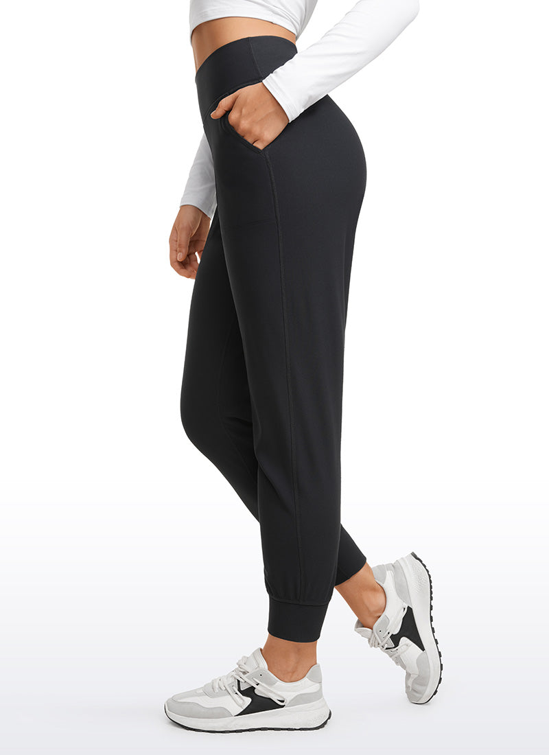 CRZ YOGA Womens Fleece Lined Soft Workout Joggers with Pockets 27.5