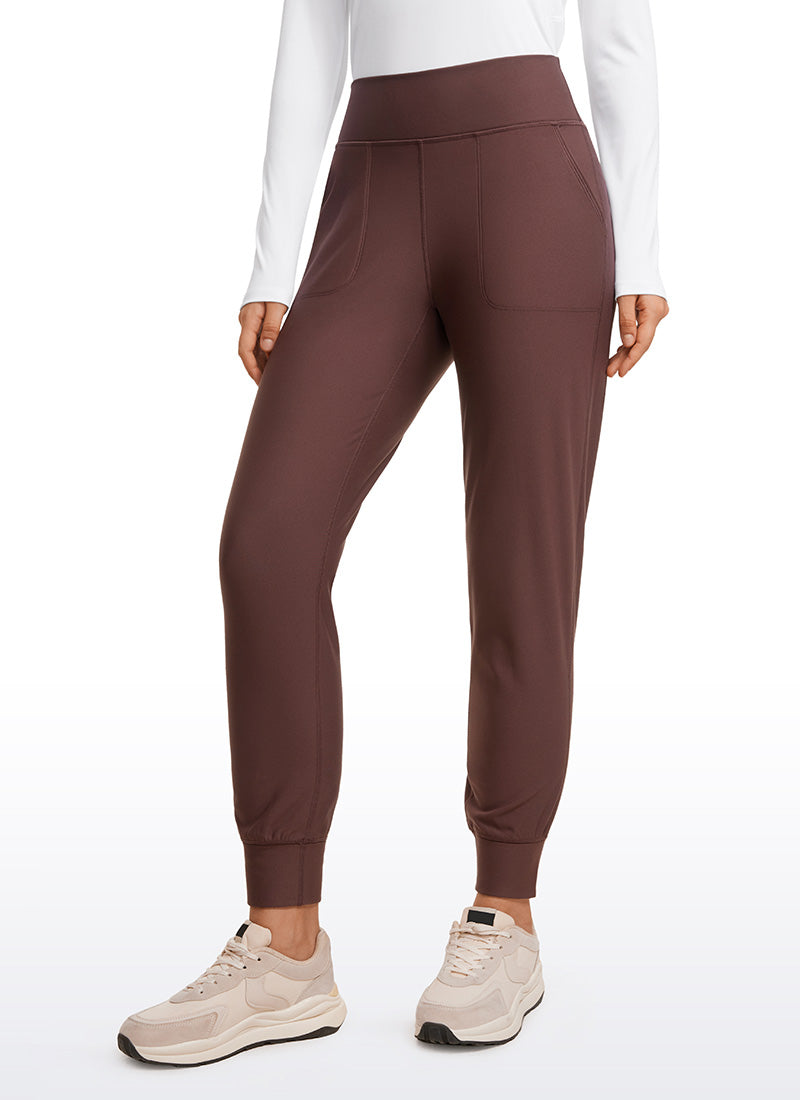 CRZ YOGA Womens Fleece Lined Soft Workout Joggers with Pockets 27.5