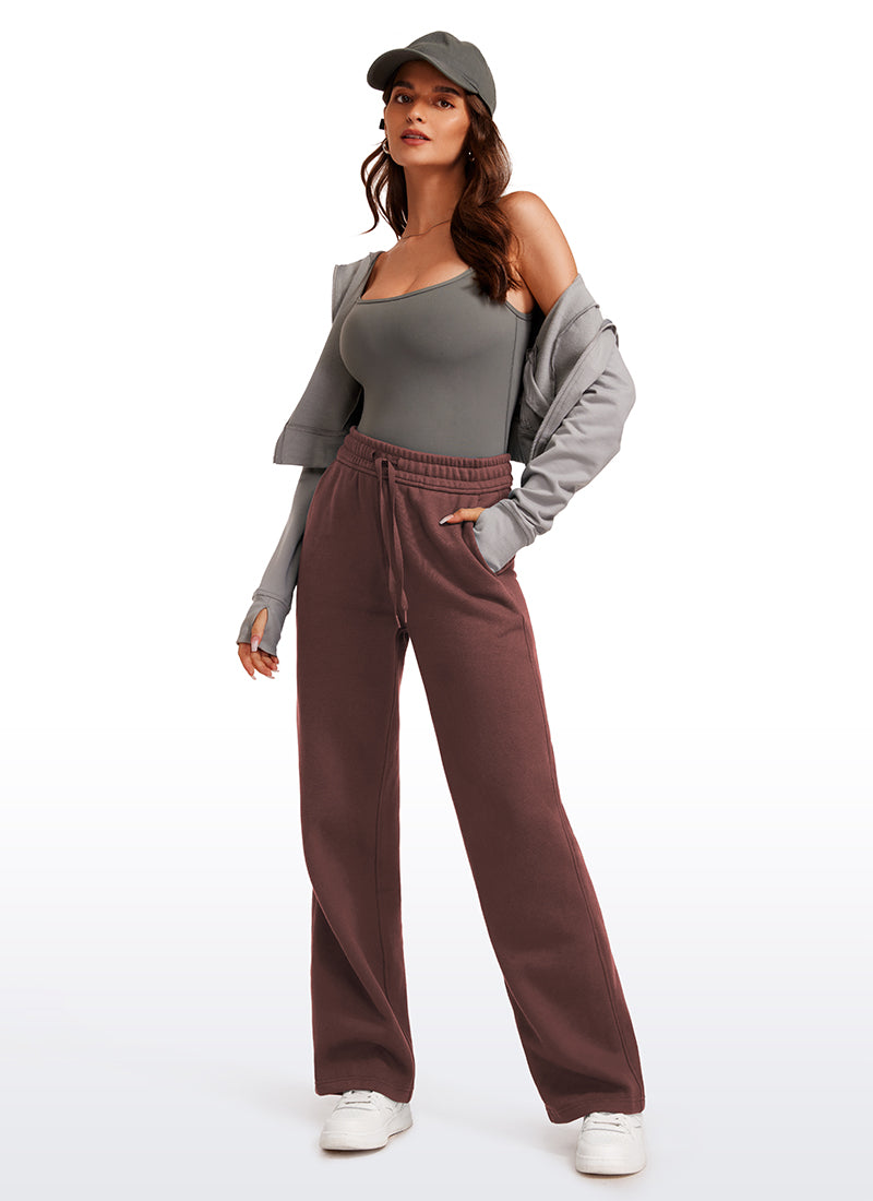 Fleece Straight Leg Lined Sweatpant 30''