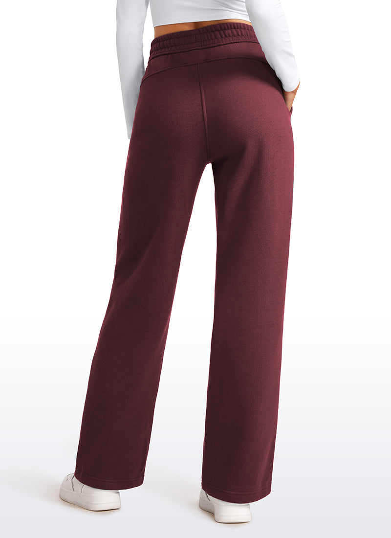 Fleece Straight Leg Lined Sweatpant 30''