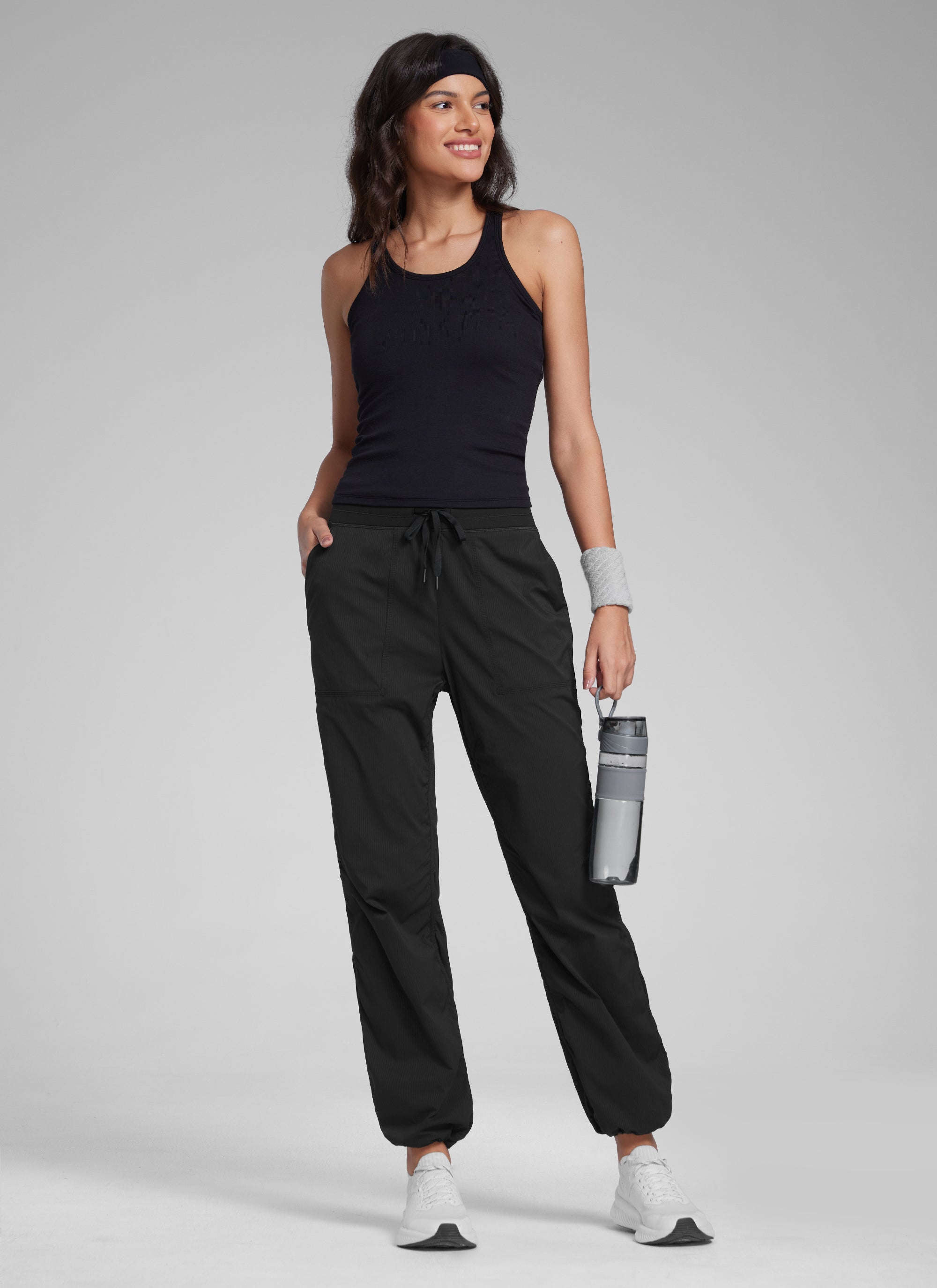 Lightweight Straight Leg Workout Pocket Pant 28