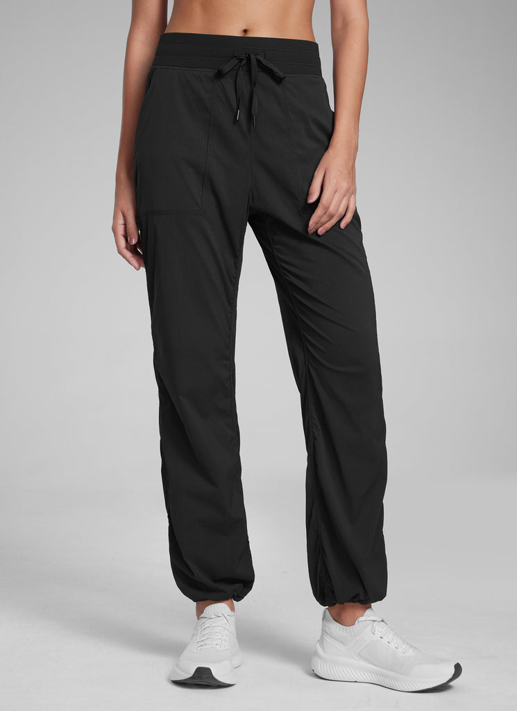 CRZ YOGA Women's Lightweight Straight Leg Workout Pocket Pants 28" Ink Blue