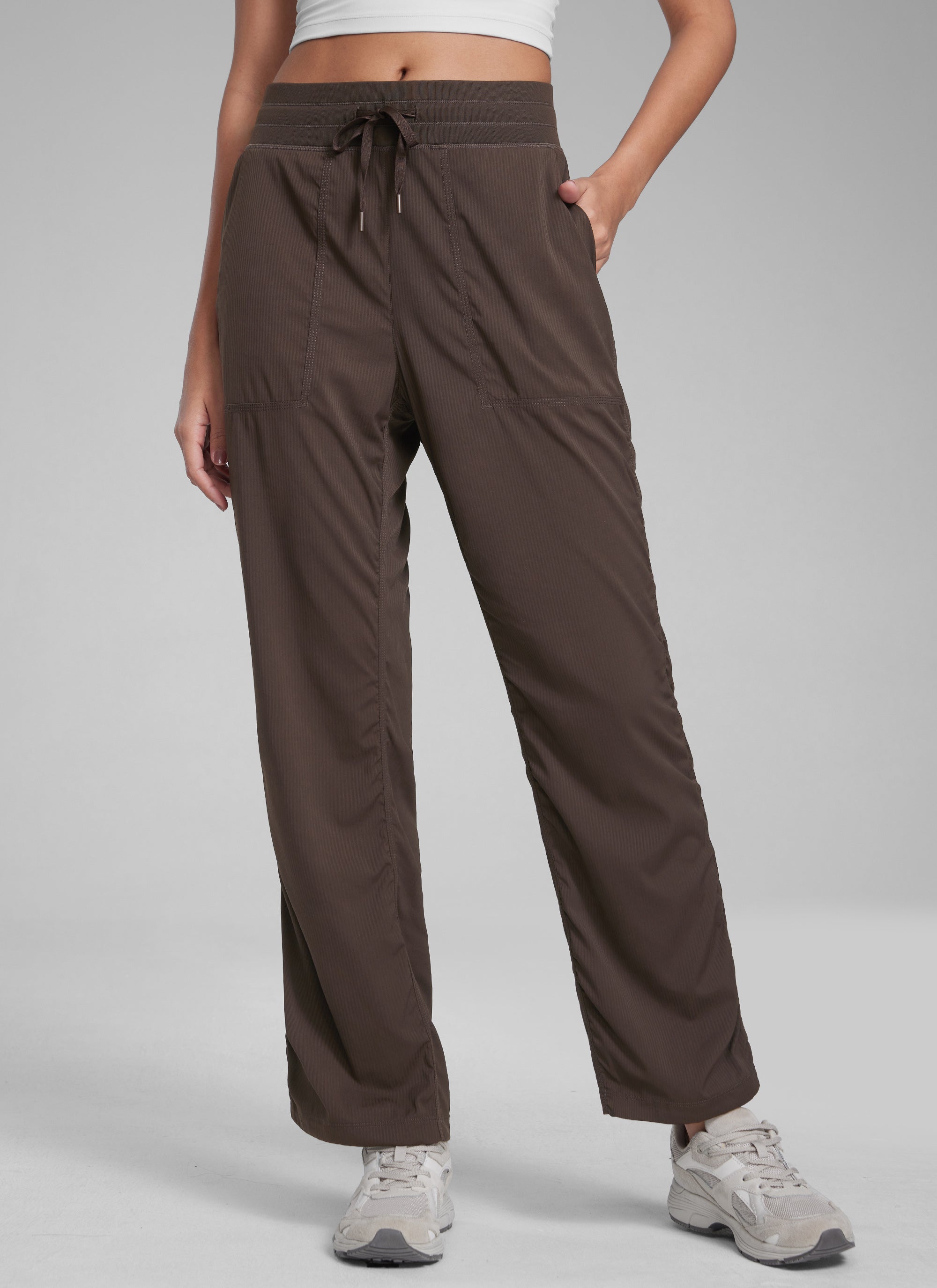 Lightweight Straight Leg Workout Pocket Pant 28