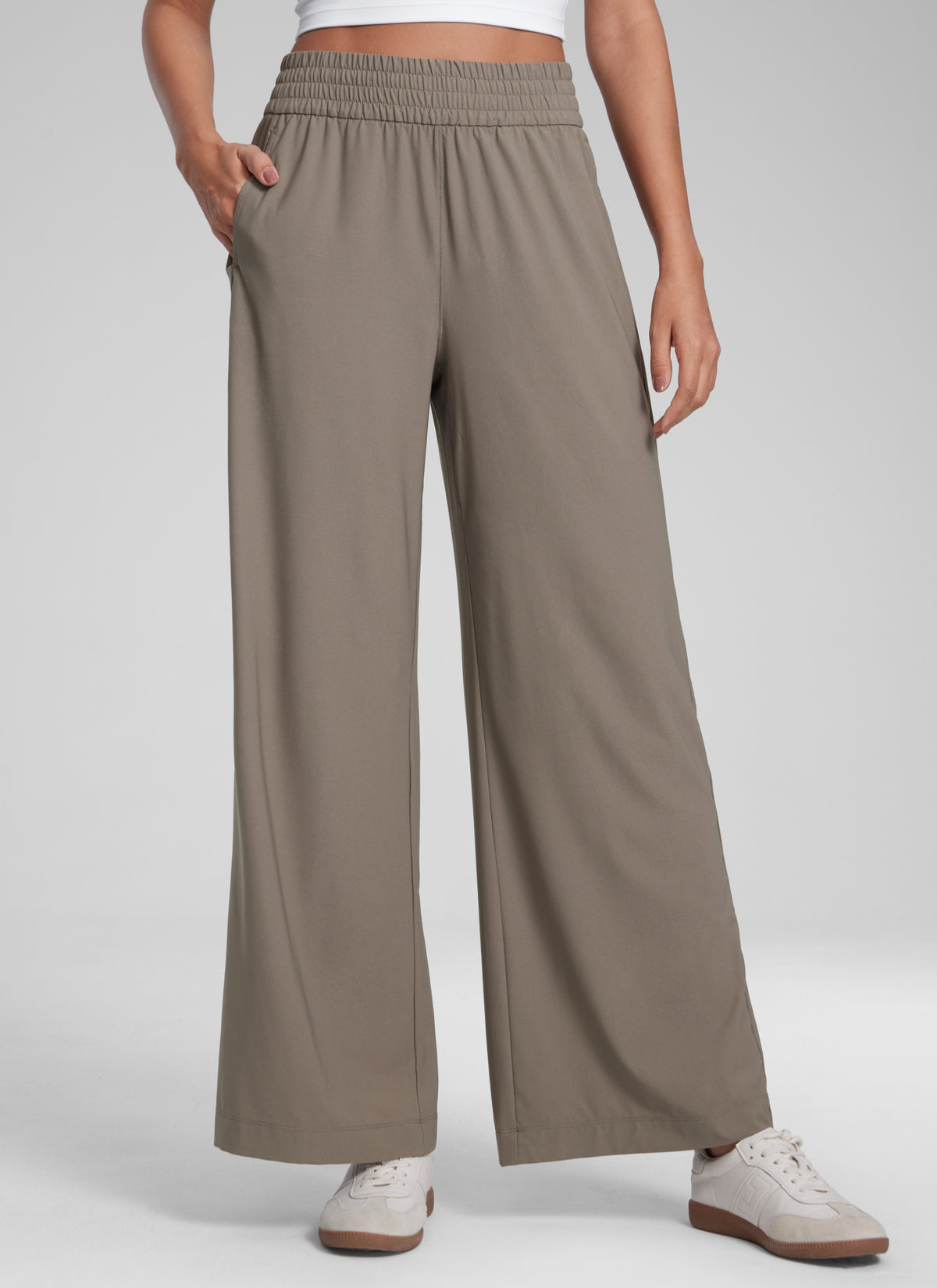 CRZ YOGA Women’s Feathery-Fit Drapey Casual Wide Leg Pant 28
