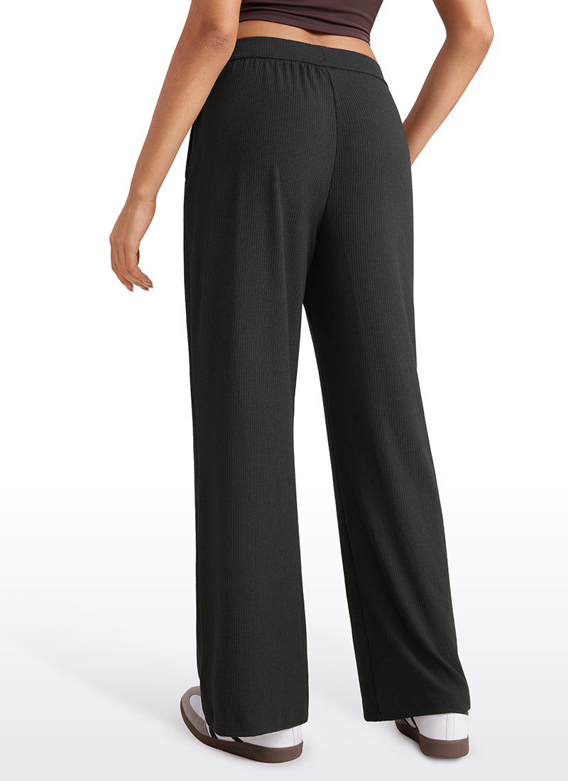 CRZ YOGA Women's Casual Lounge High Rise Sweatpants with Pockets 30.5