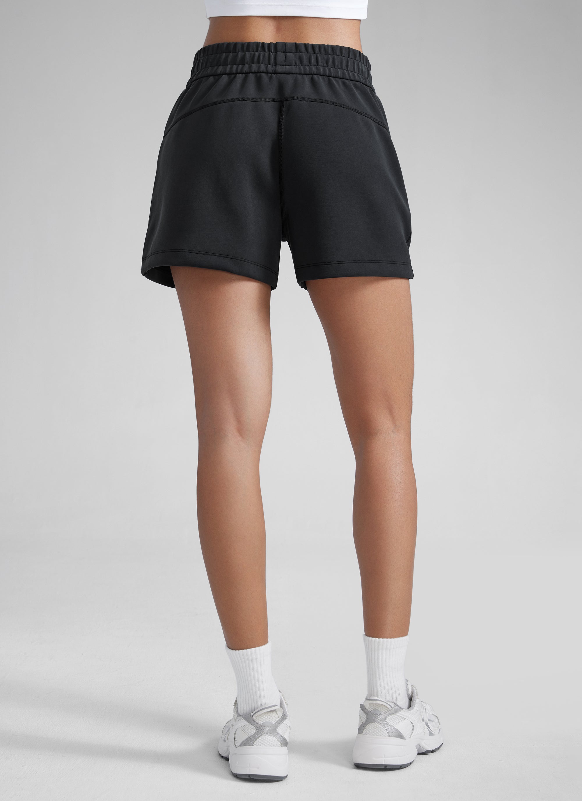 SoftAura Sweat Shorts 4” with Pockets Drawstring