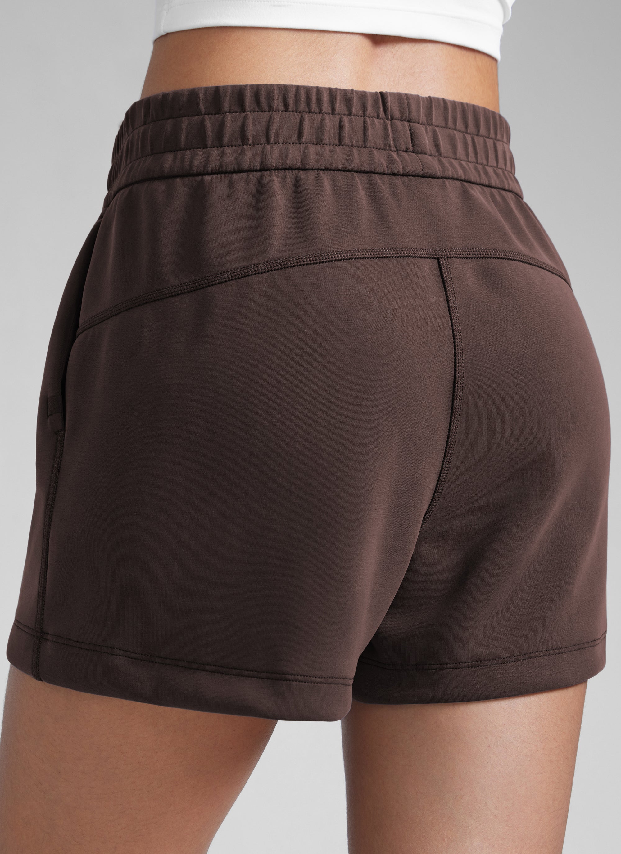 SoftAura Sweat Shorts 4” with Pockets Drawstring