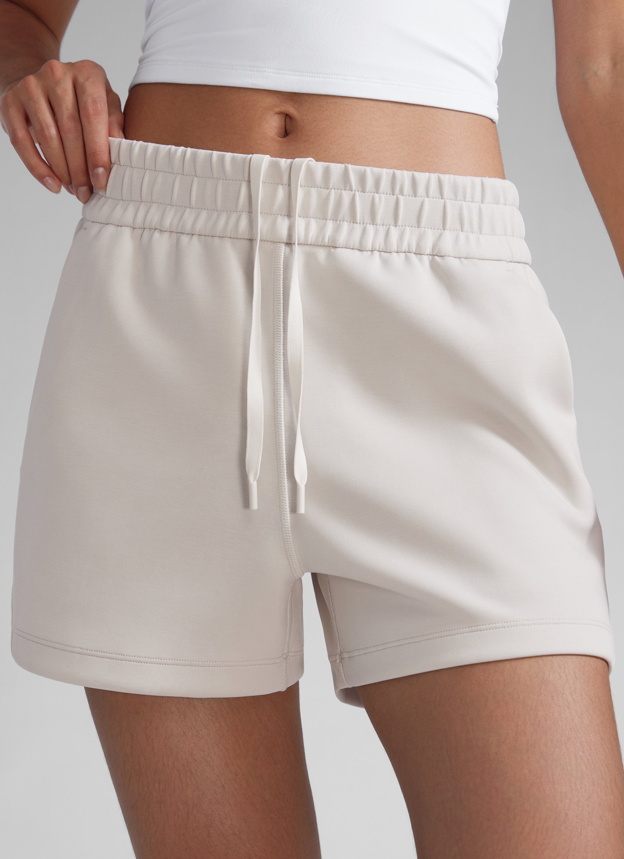 SoftAura Sweat Shorts 4” with Pockets Drawstring