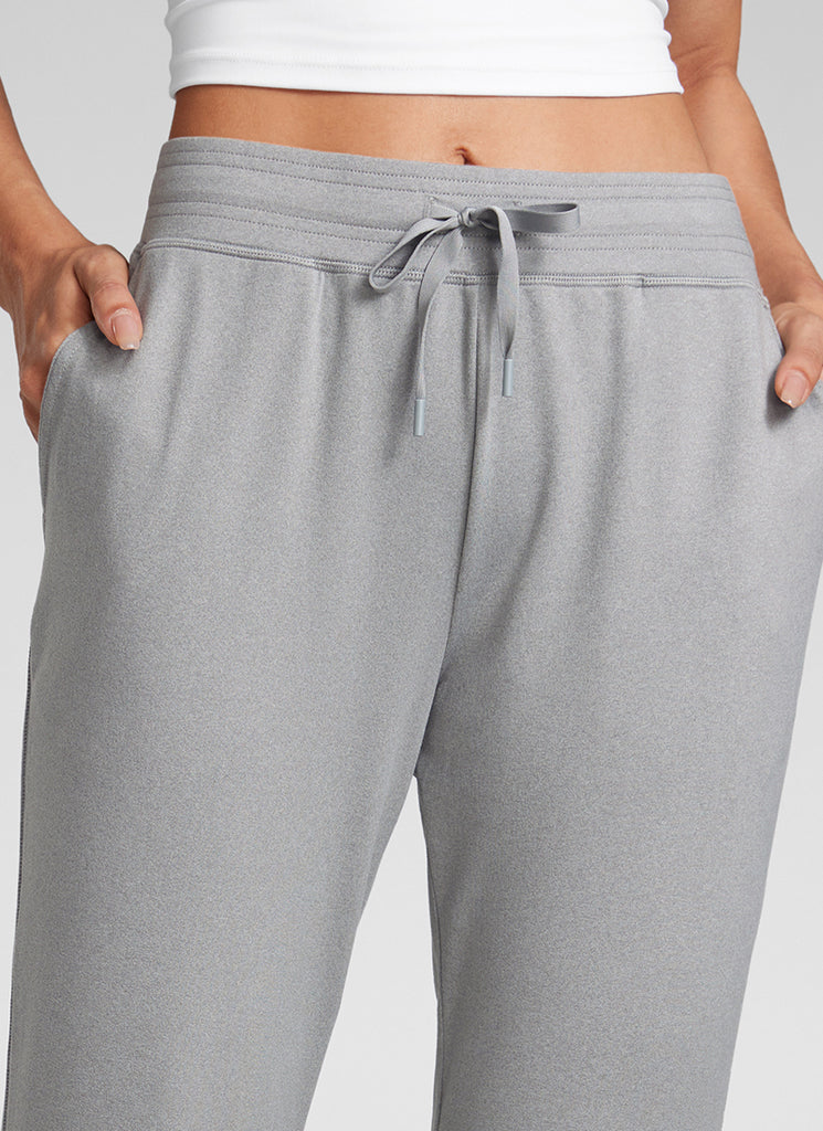 CRZ YOGA Women's Cloud Jersey Capri Joggers 25'' with Pockets Sterling