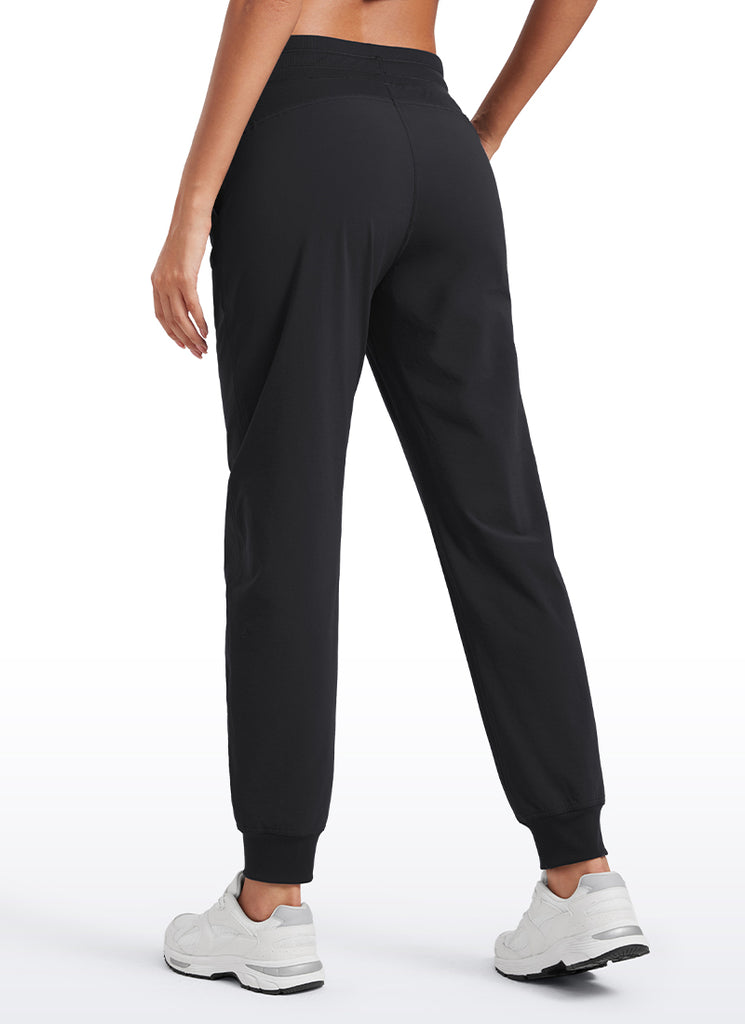 CRZ YOGA Women's Casual Workout Joggers Pants with Pockets 28.5” French Navy