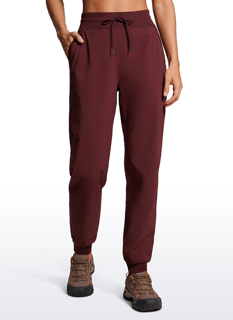 CRZ YOGA Women's Casual Workout Joggers Pants with Pockets 28.5” Ink Gray