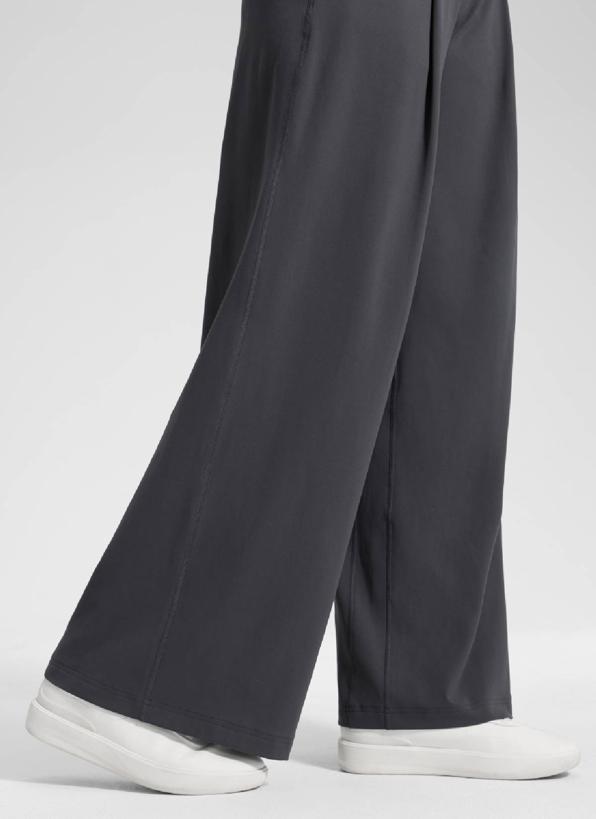 CRZ YOGA Women's Butterluxe Casual High Rise Pocket Wide Leg Pant 30