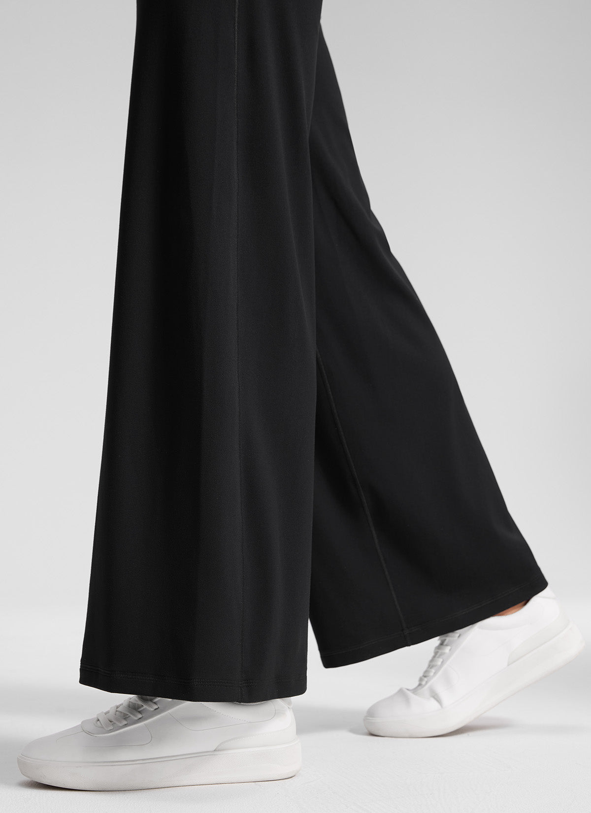 CRZ YOGA Women's Softretch Workout No Front Seam Wide Leg Pant 28