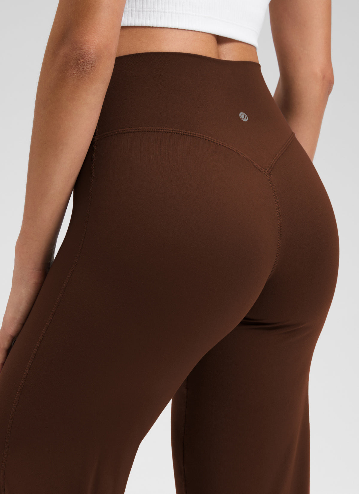 CRZ YOGA Women's Softretch Workout No Front Seam Wide Leg Pant 30