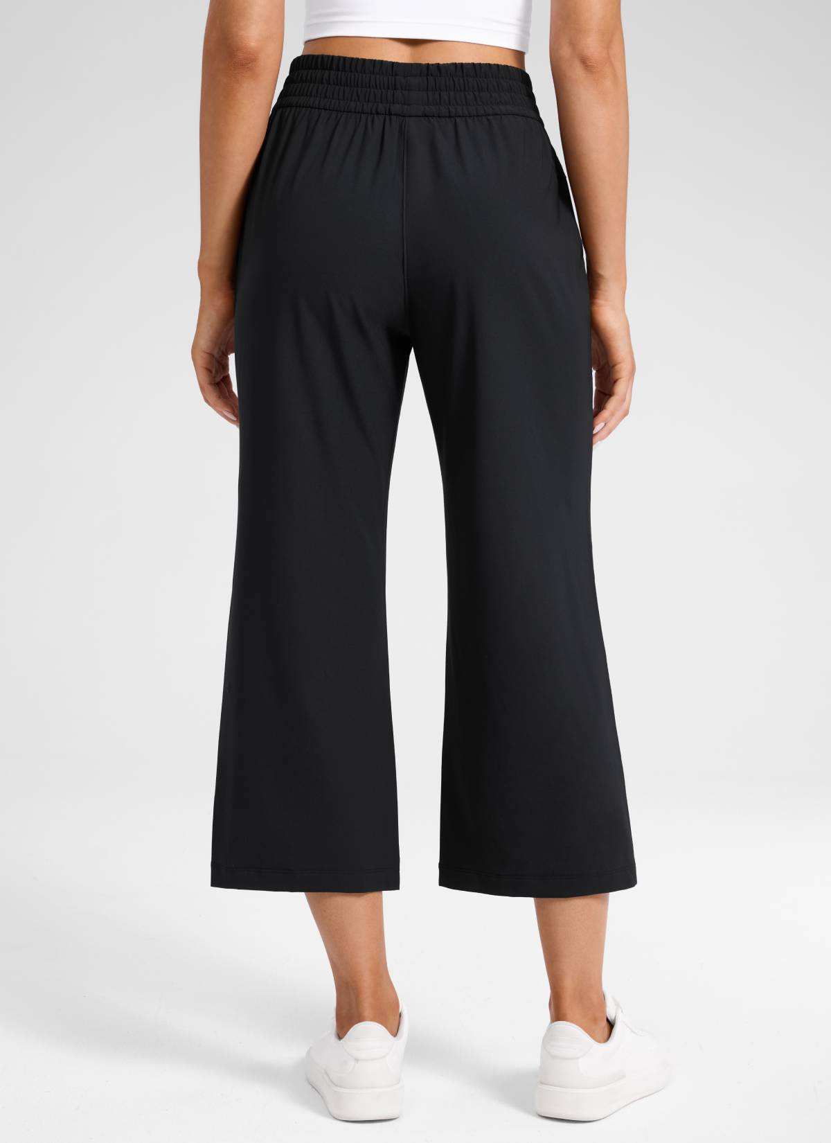 CRZ YOGA Women's Feathery-Fit Drapey Casual High Rise Flare Pant 23