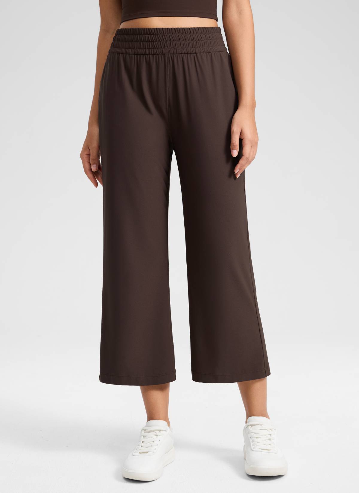 CRZ YOGA Women's Feathery-Fit Drapey Casual High Rise Flare Pant 23