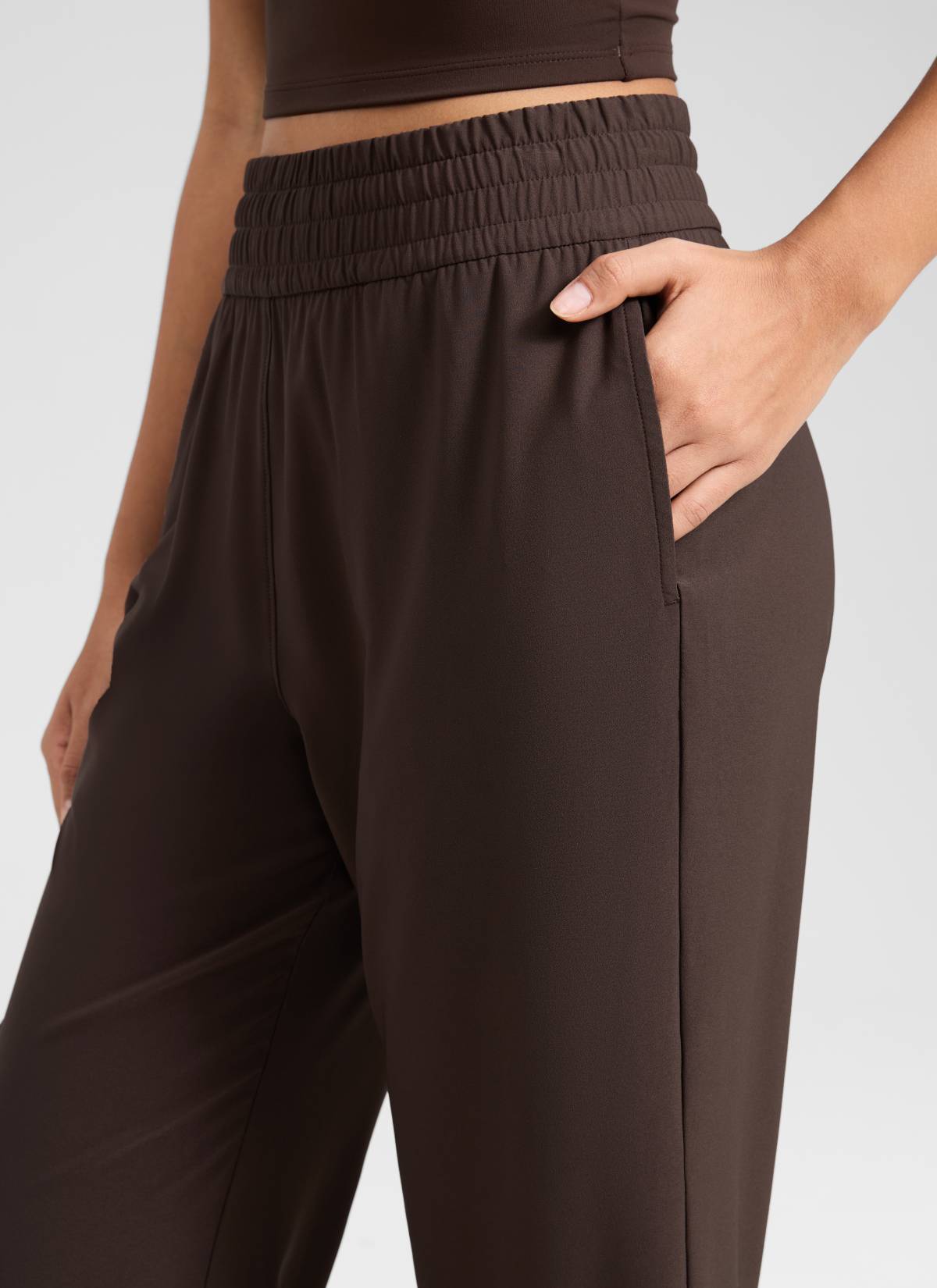 CRZ YOGA Women's Feathery-Fit Drapey Casual High Rise Flare Pant 23