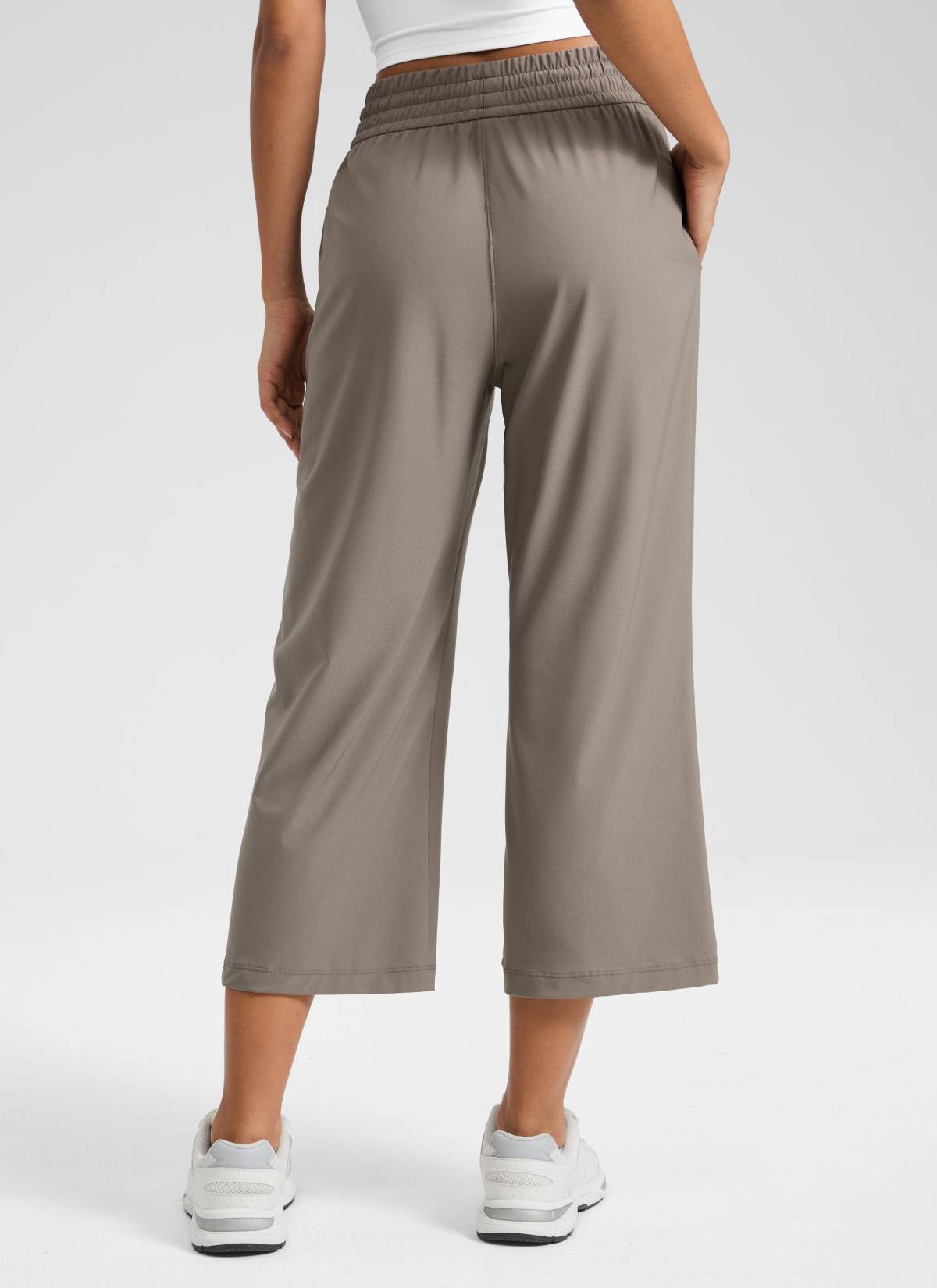CRZ YOGA Women's Feathery-Fit Drapey Casual High Rise Flare Pant 23