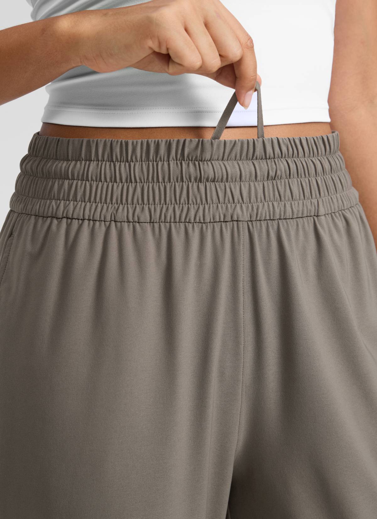 CRZ YOGA Women's Feathery-Fit Drapey Casual High Rise Flare Pant 23