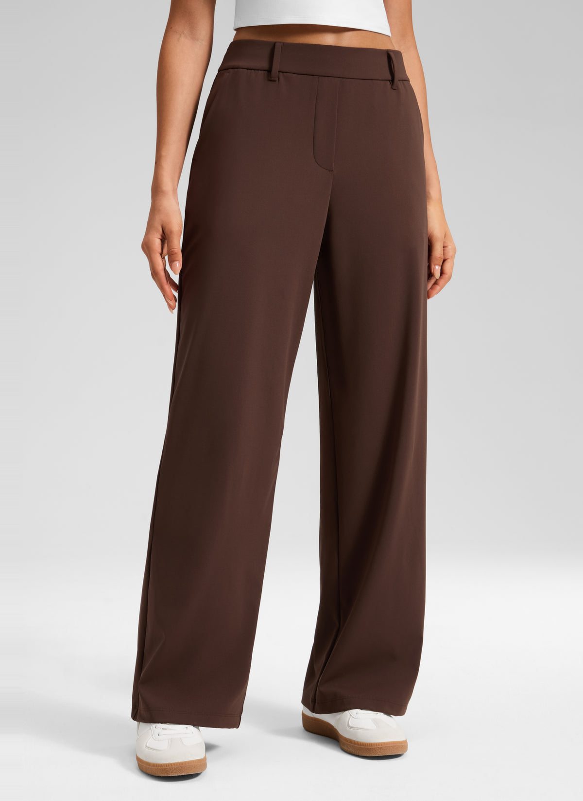 CRZ YOGA Women's Walk the City Casual Pocket Straight Leg Pant 30