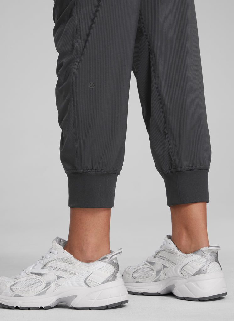 CRZ YOGA Women Lightweight Workout Joggers 26" with Pockets Ink Gray