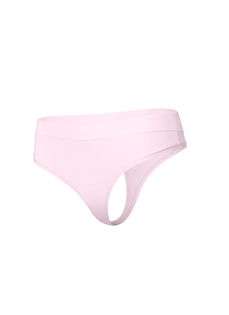 CRZ YOGA Women Softhold High Rise Thongs Ladies Underwear 3 Pack Gravel 3pack