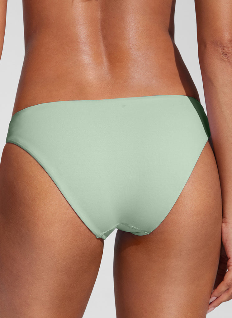 CRZ YOGA Women's Swimwear Bottoms Sunshine Bikini Bottoms Low Rise Green Palm Court