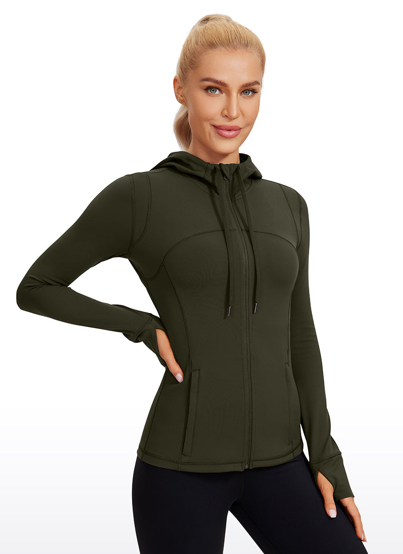 Butterluxe Zip Pocket ThumbHole Hoodie