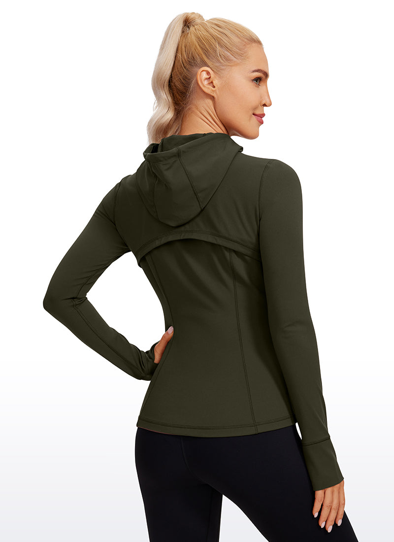 Butterluxe Zip Pocket ThumbHole Hoodie