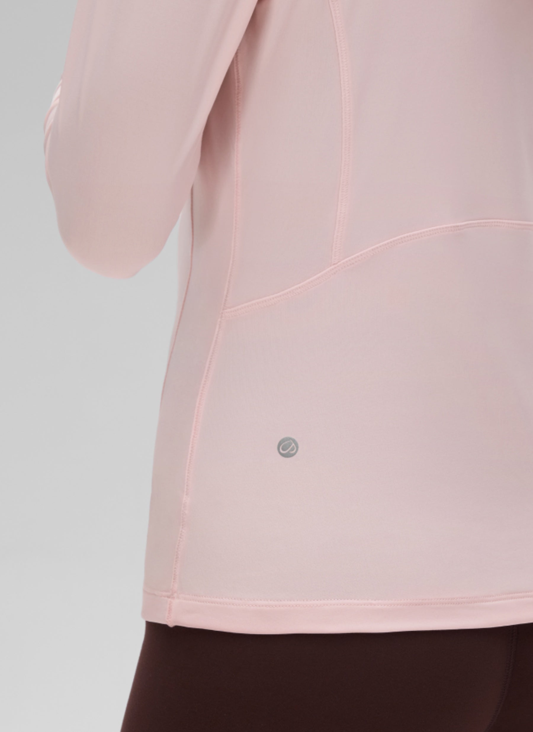 CRZ YOGA Women's UPF 50+ Long Sleeve Sun Hoodie Strawberry Pink @model_info:G