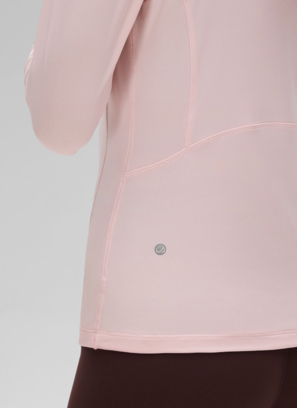 CRZ YOGA Women's UPF 50+ Long Sleeve Sun Hoodie Strawberry Pink @model_info:G