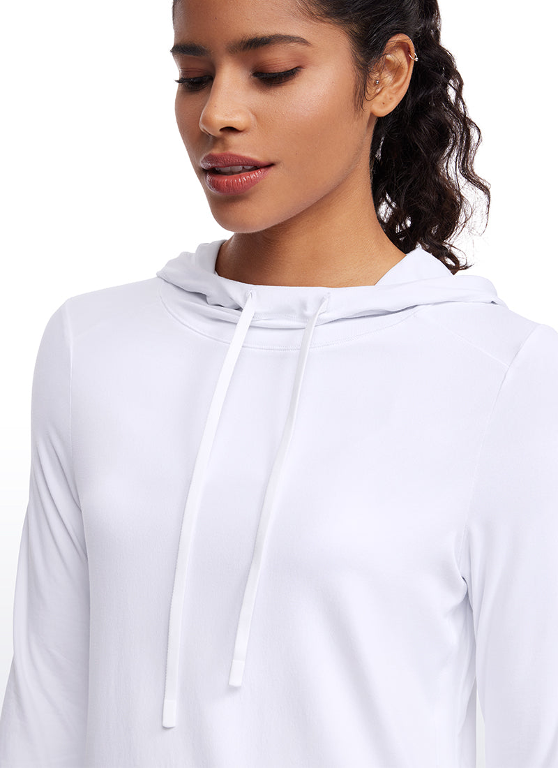 Brushed Feeling Thumbhole Hoodie