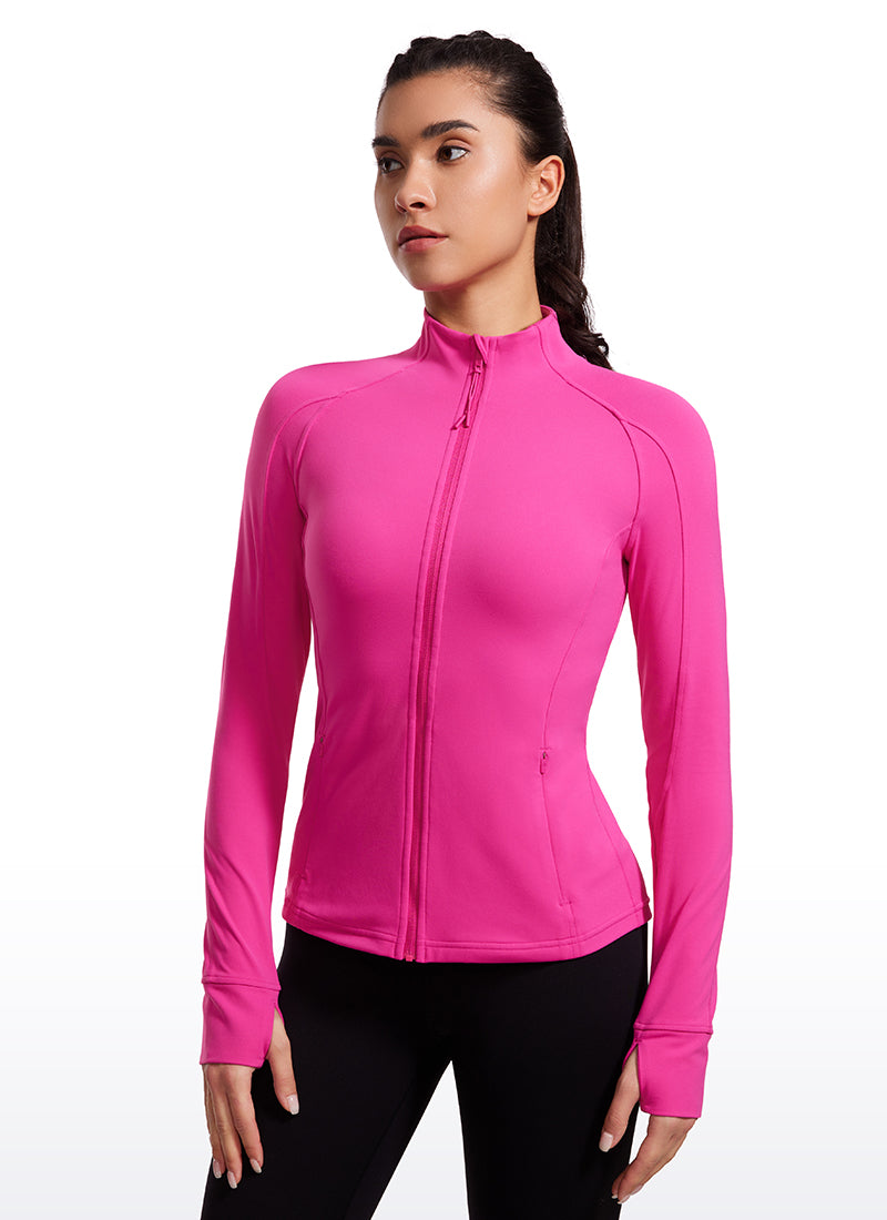 Butterluxe ThumbHole Full Zip Long Sleeve