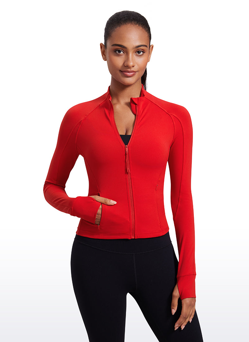 Butterluxe Waist Length Full Zip Jacket