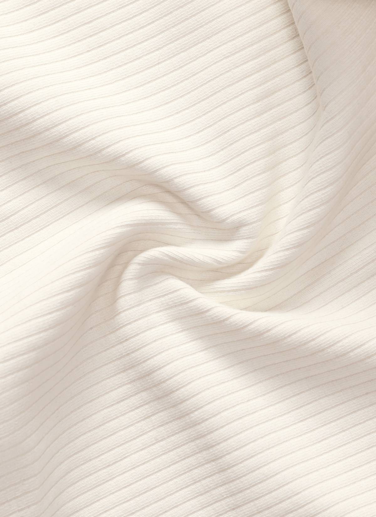 CRZ YOGA Women Longline U Neck Medium Impact Ribbed Sports Bras White Apricot @model_info:Apricot
