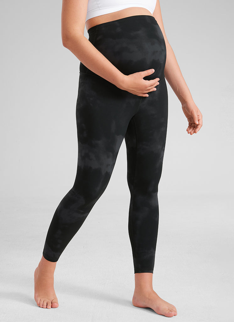 CRZ YOGA Women's Maternity Leggings Super High Rise Butterluxe 25'' Black