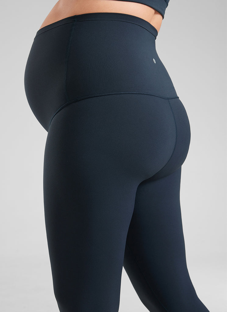 CRZ YOGA Women's Maternity Leggings Super High Rise Butterluxe 25'' True Navy